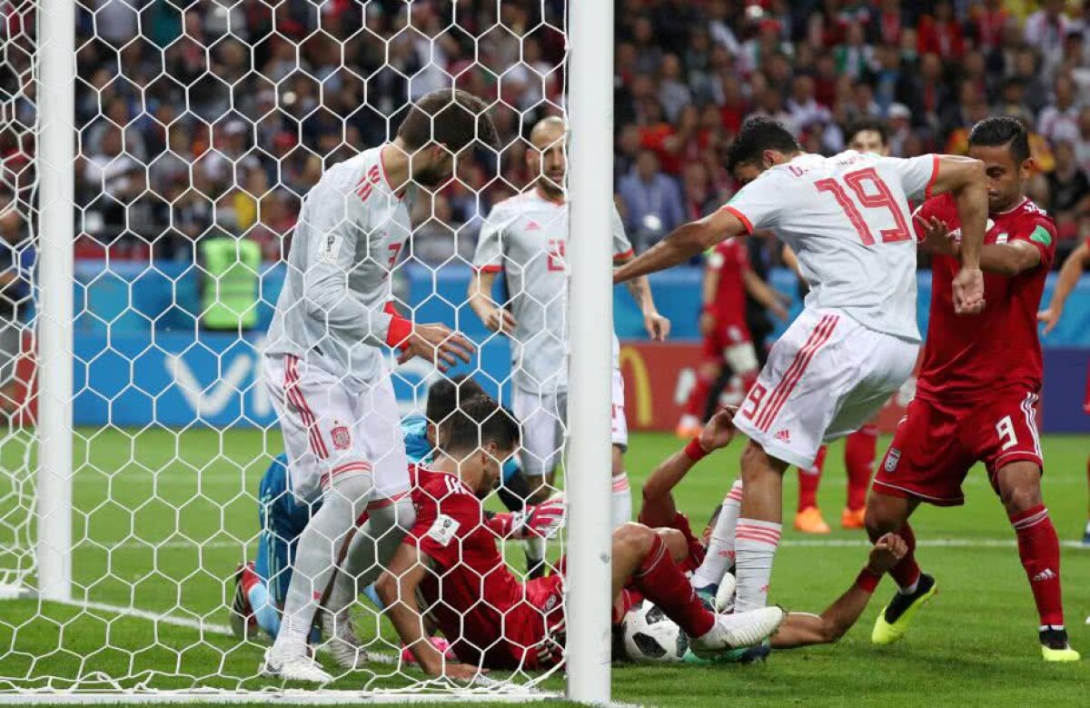 Corespondență GSP din Rusia » FOTO + VIDEO Ce spaimă, Spania! Victorie cu emoții pentru iberici în meciul cu Iran, 1-0 » Diego Costa a salvat "Furia Roja" 