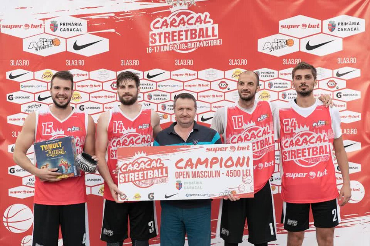 GALERIE FOTO » Pușcașii marini au luat la țintă coșul de baschet la Caracal Streetball