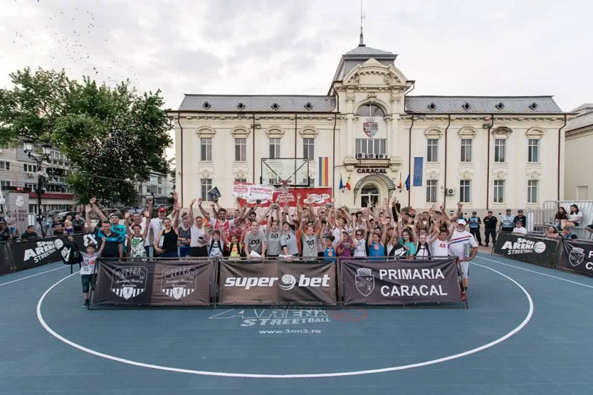 GALERIE FOTO » Pușcașii marini au luat la țintă coșul de baschet la Caracal Streetball
