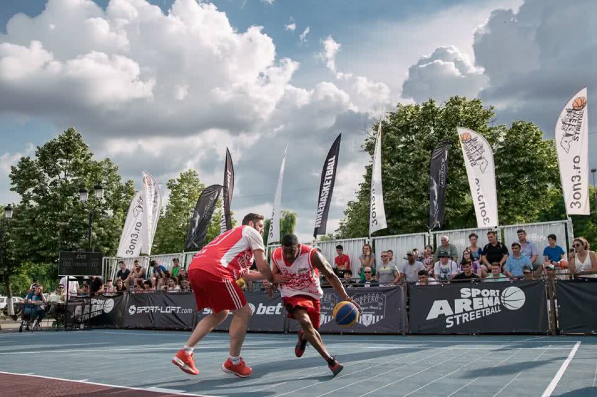 GALERIE FOTO » Pușcașii marini au luat la țintă coșul de baschet la Caracal Streetball