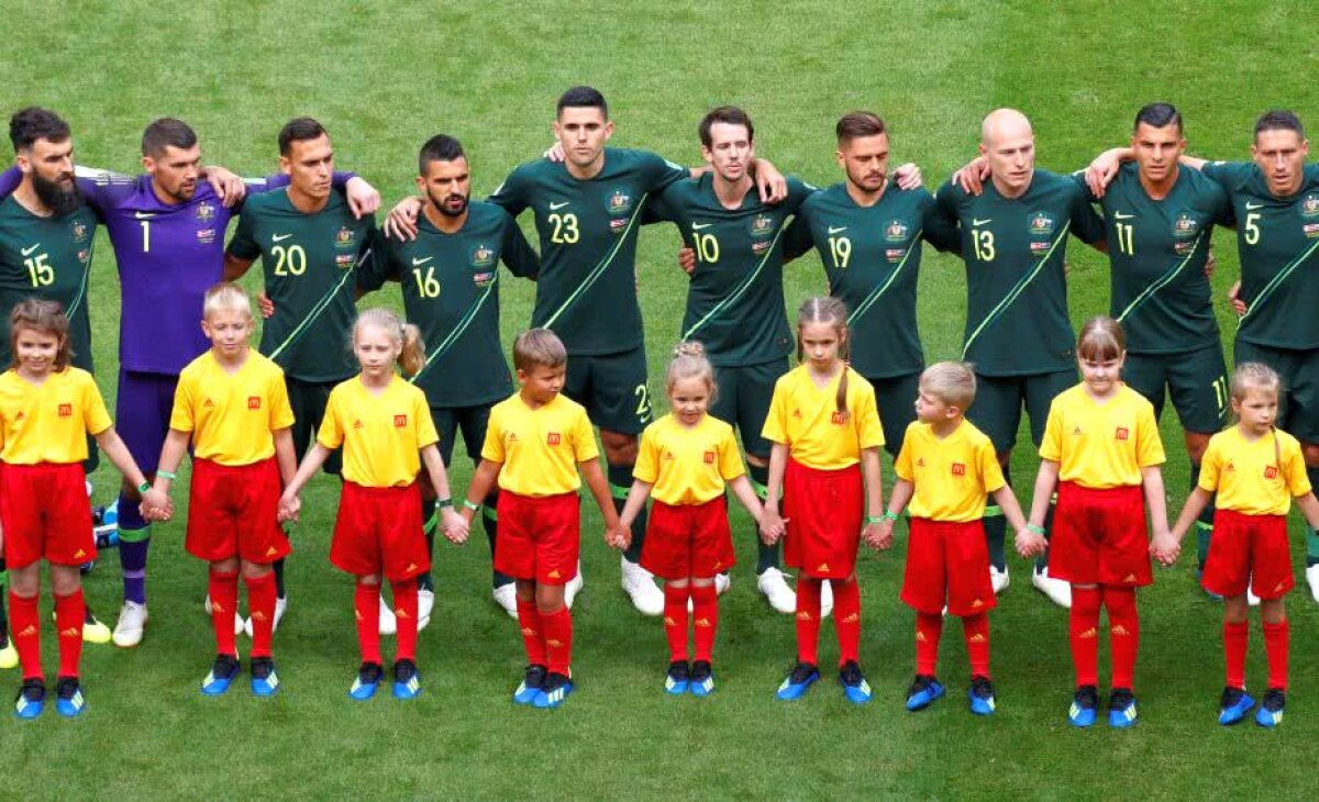 FOTO + VIDEO Danemarca și Australia au remizat, 1-1, în primul meci al zilei de la Mondial » Nordicii au început furibund, dar au fost la un pas să piardă în final! Cum arată situația din grupă