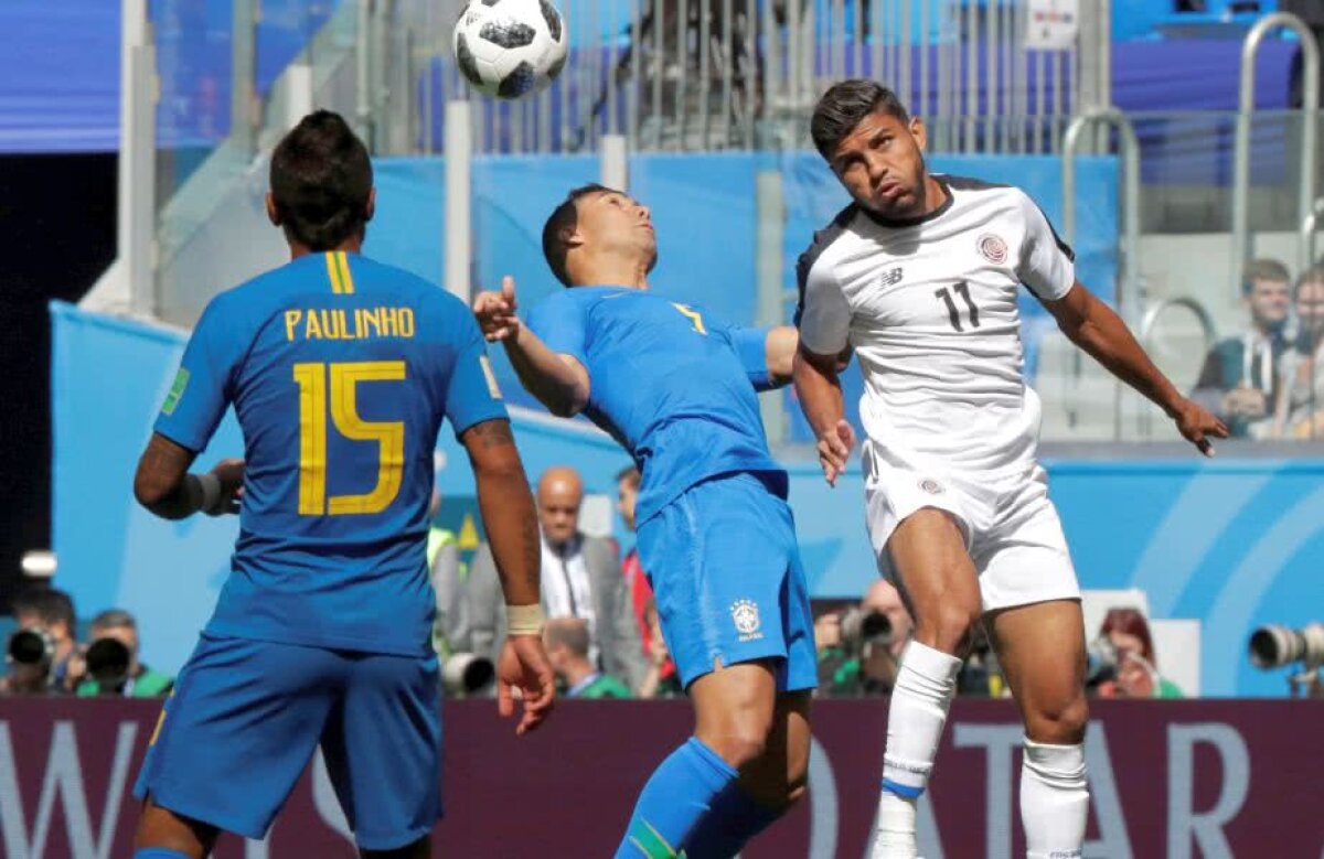 FOTO + VIDEO Brazilia rezolvă meciul cu Costa Rica în prelungiri » Coutinho și Neymar aduc prima victorie a Seleção de la acest Mondial