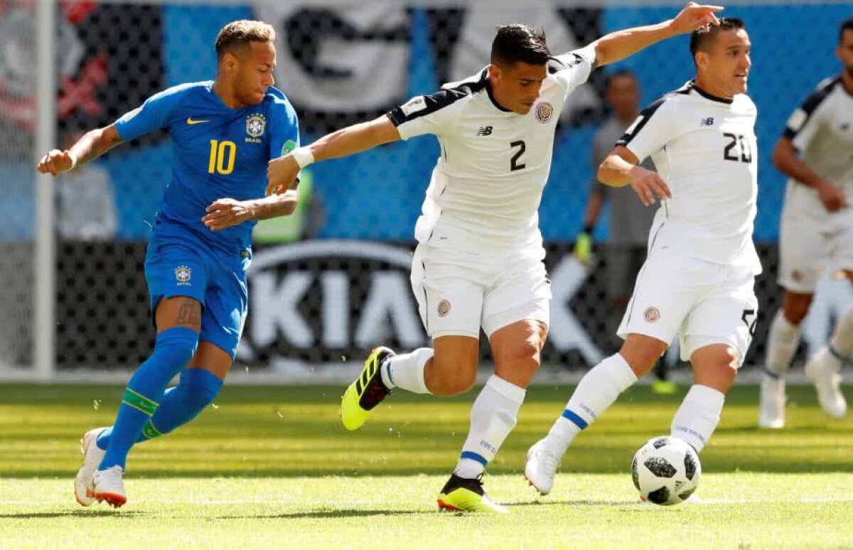 FOTO + VIDEO Brazilia rezolvă meciul cu Costa Rica în prelungiri » Coutinho și Neymar aduc prima victorie a Seleção de la acest Mondial