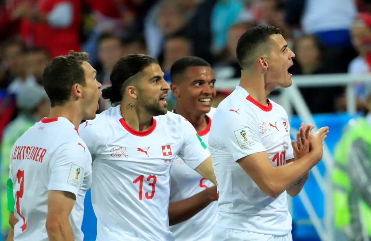 VIDEO+FOTO UPDATE Vulturul cu două capete » Xhaka și Shaqiri au sărbătorit într-un mod deosebit reușitele cu Serbia și pot fi amendați 