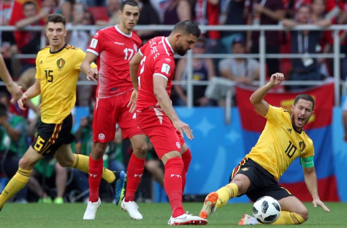 VIDEO + FOTO » Belgia - Tunisia  5-2 » Joc entuziasmant și calificare pentru belgieni! Hazard și Lukaku au reușit câte o dublă