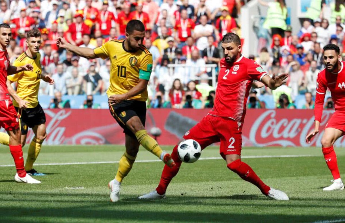 VIDEO + FOTO » Belgia - Tunisia  5-2 » Joc entuziasmant și calificare pentru belgieni! Hazard și Lukaku au reușit câte o dublă