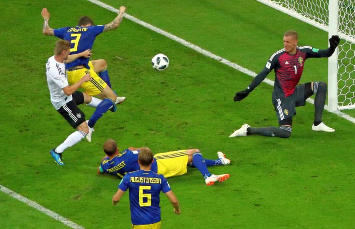 VIDEO + FOTO Eurogolul lui Kroos salvează Germania în minutul 95! Nemții au revenit incredibil în meciul cu Suedia