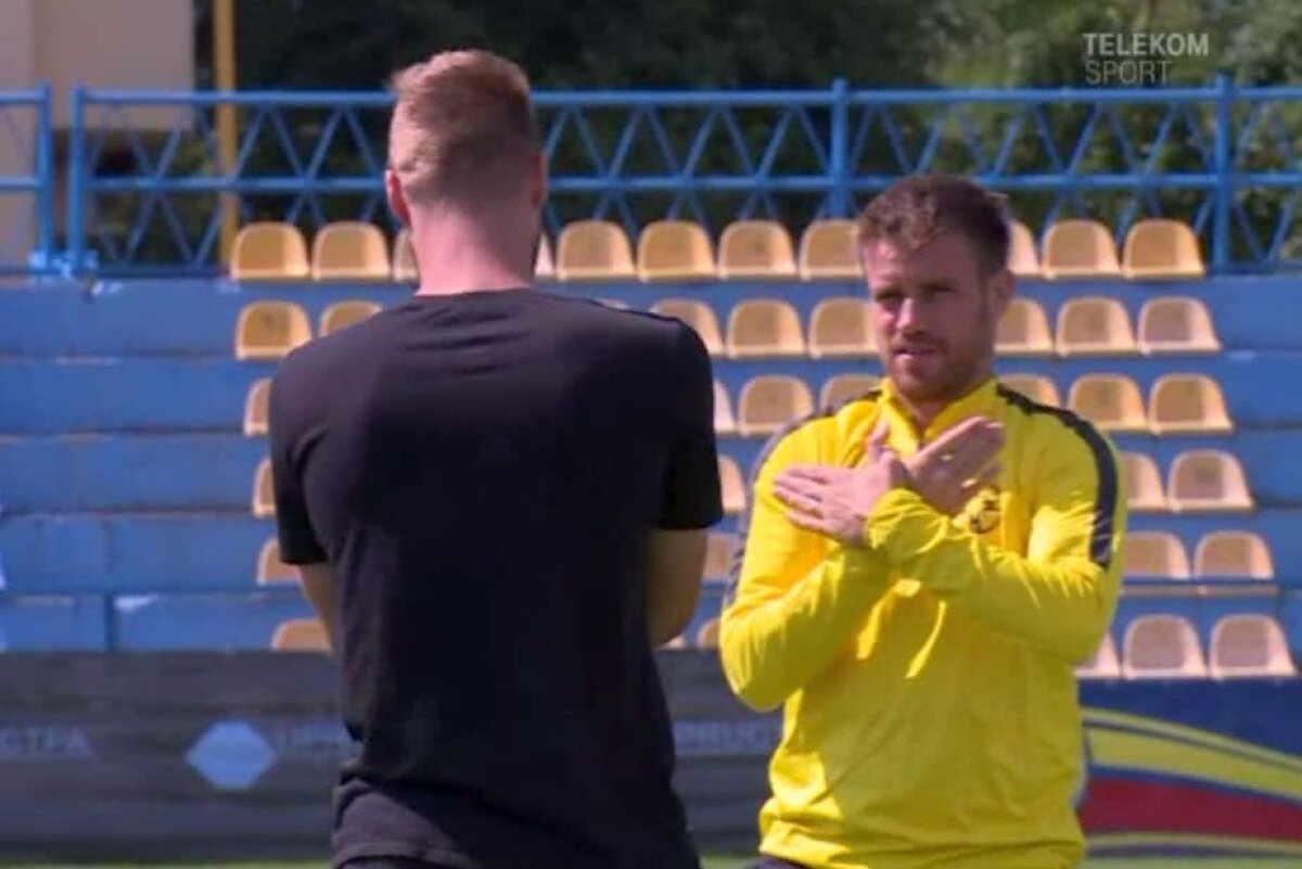 VIDEO + FOTO N-au înțeles nimic! Pintilii și Budescu, gesturi reprobabile la antrenament 