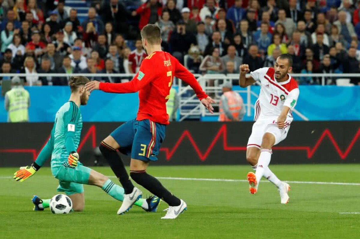 VIDEO+FOTO Spania smulge un egal DRAMATIC contra Marocului și se va duela cu Rusia în optimile de finală