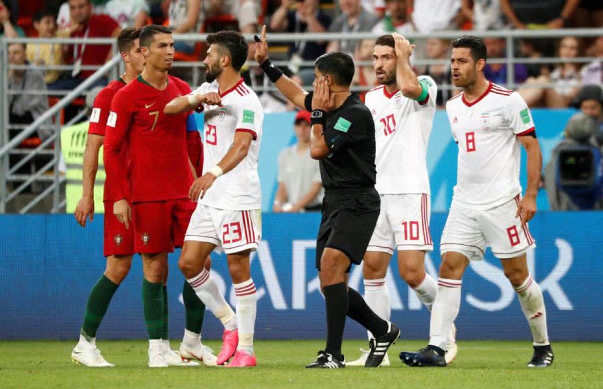 FOTO + VIDEO Cristiano Ronaldo, iertat de eliminare » Și-a lovit adversarul cu cotul!