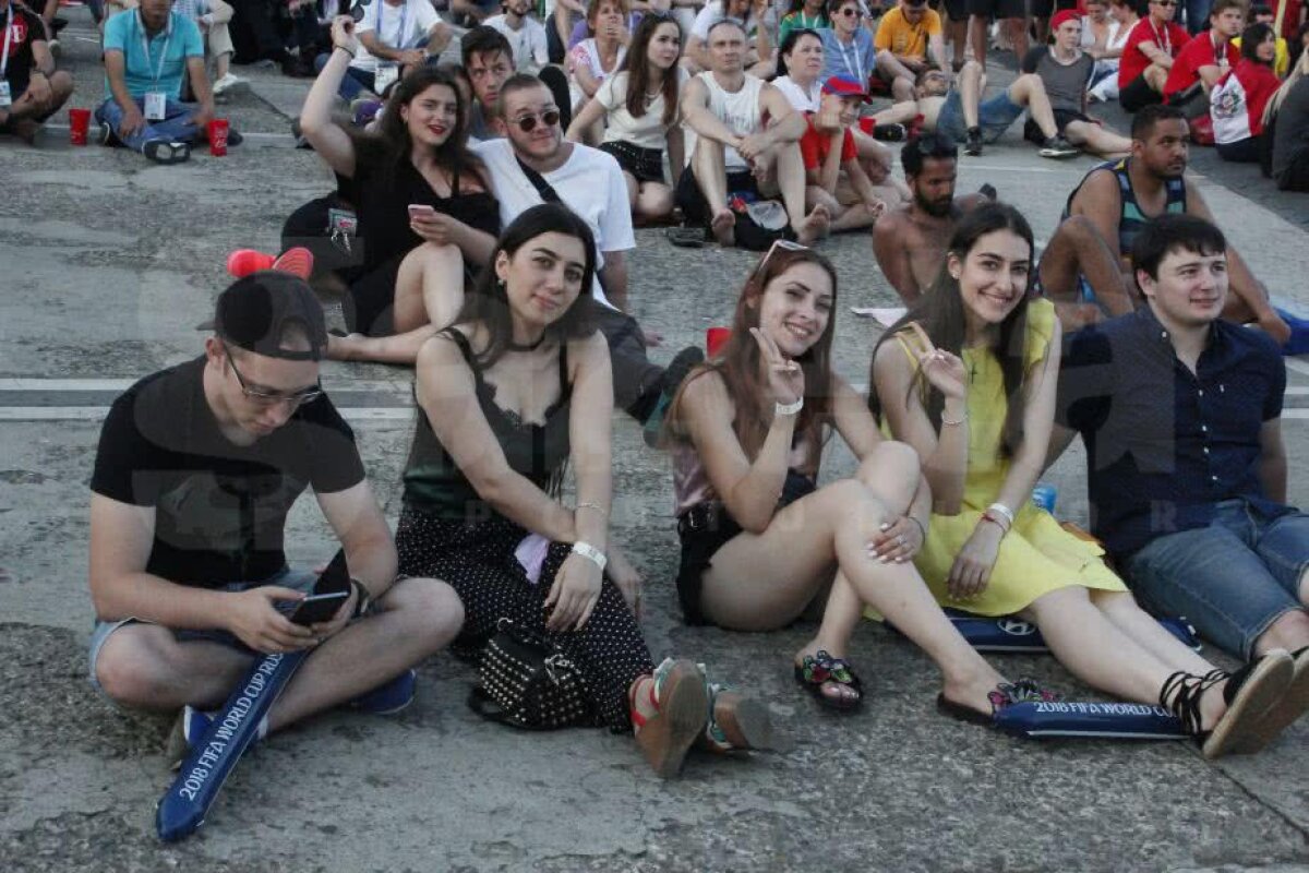 CORESPONDENȚĂ DIN RUSIA // VIDEO + FOTO Fan fest cu mulți copii și fete frumoase » Cum au sărbătorit brazilienii și peruanii golul Japoniei