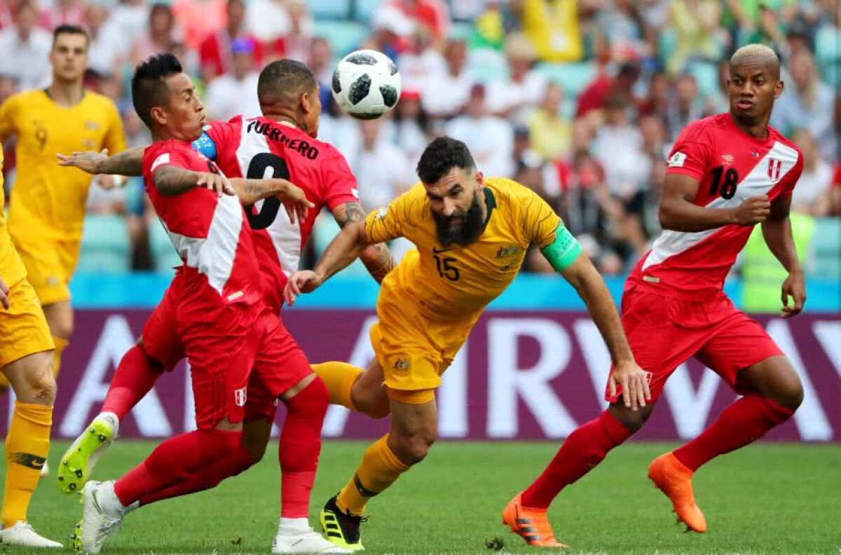 VIDEO + FOTO » Australia - Peru 0-2 » Sud-americanii obțin prima victorie la acest Mondial și termină grupa pe 3