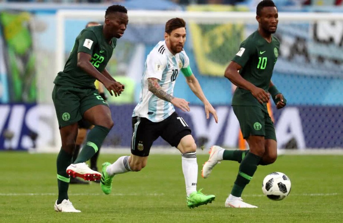 FOTO + VIDEO Victorie în suferință pentru Messi! Argentina s-a calificat în optimi după 2-1 cu Nigeria, unde va de peste o altă superputere