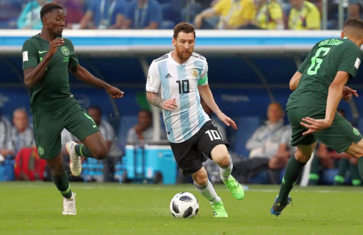 FOTO + VIDEO Victorie în suferință pentru Messi! Argentina s-a calificat în optimi după 2-1 cu Nigeria, unde va de peste o altă superputere