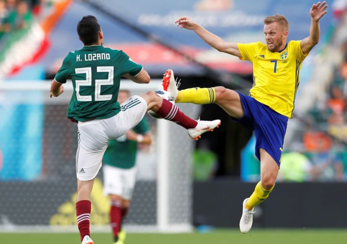 FOTO + VIDEO Miracolul scandinav continuă și la Mondial! » Suedia e în optimi după ce a făcut instrucție cu Mexic, 3-0