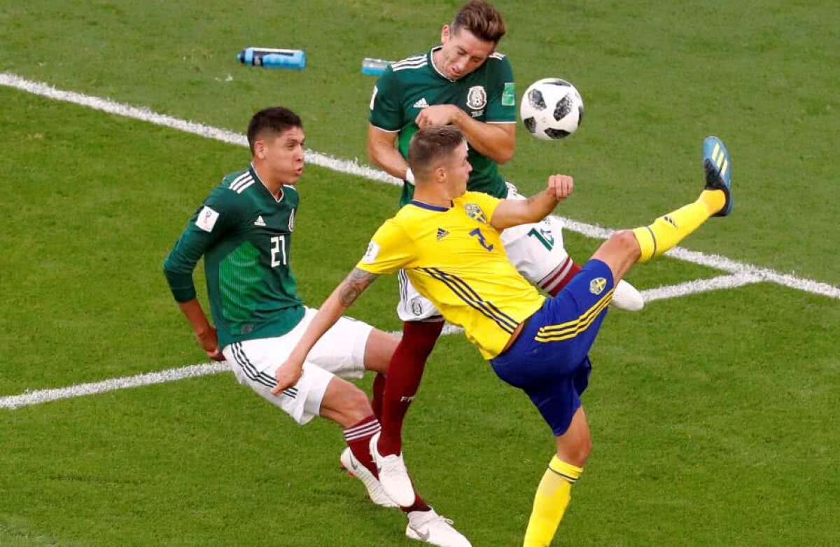 FOTO + VIDEO Miracolul scandinav continuă și la Mondial! » Suedia e în optimi după ce a făcut instrucție cu Mexic, 3-0