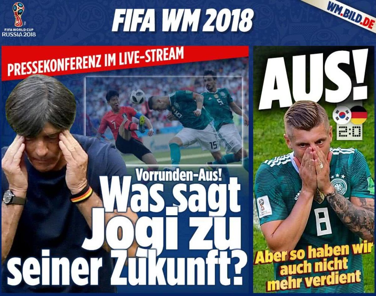 Presa germană își desființează naționala: "Dezastrul a avut loc!"