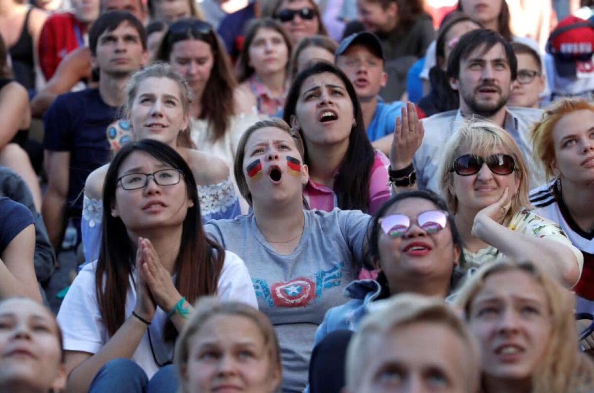 GALERIE FOTO Lacrimi în fan zone: cum au primit nemții veniți în Rusia eliminarea prematură a favoriților