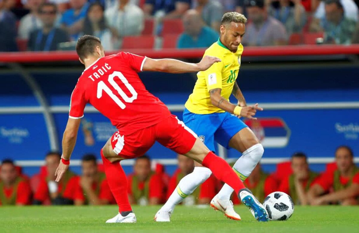 FOTO + VIDEO Sârbii s-au încurcat la samba! Clasament final Grupa E după Serbia - Brazilia și Elveția - Costa Rica + știm 6 "optimi"