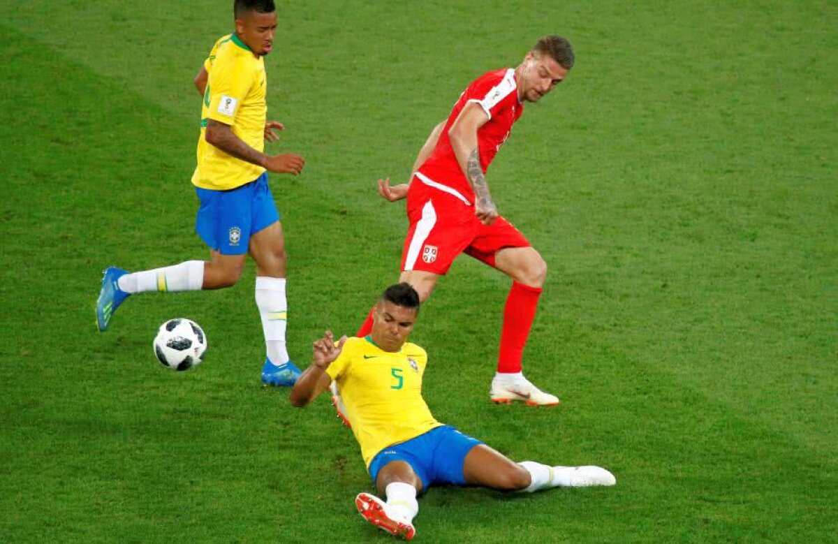 FOTO + VIDEO Sârbii s-au încurcat la samba! Clasament final Grupa E după Serbia - Brazilia și Elveția - Costa Rica + știm 6 "optimi"