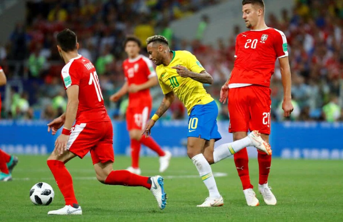 FOTO + VIDEO Sârbii s-au încurcat la samba! Clasament final Grupa E după Serbia - Brazilia și Elveția - Costa Rica + știm 6 "optimi"