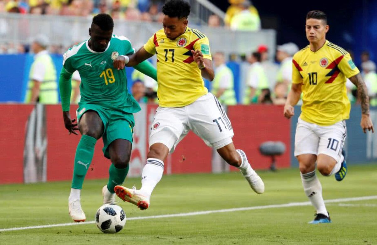 FOTO + VIDEO Au ucis Africa! Columbia s-a calificat în optimi după victoria cu Senegal, 1-0 » Africanii, eliminați din cauza criteriului cartonașelor