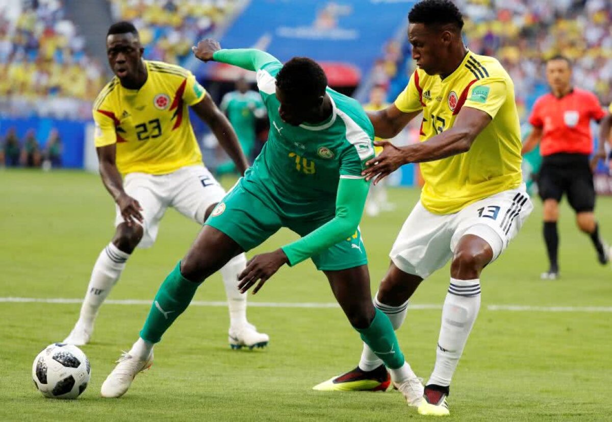 FOTO + VIDEO Au ucis Africa! Columbia s-a calificat în optimi după victoria cu Senegal, 1-0 » Africanii, eliminați din cauza criteriului cartonașelor