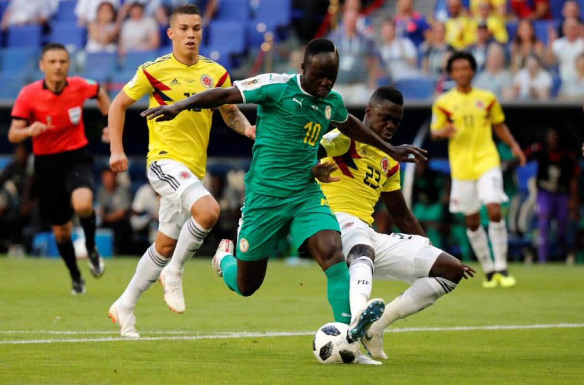 FOTO + VIDEO Au ucis Africa! Columbia s-a calificat în optimi după victoria cu Senegal, 1-0 » Africanii, eliminați din cauza criteriului cartonașelor