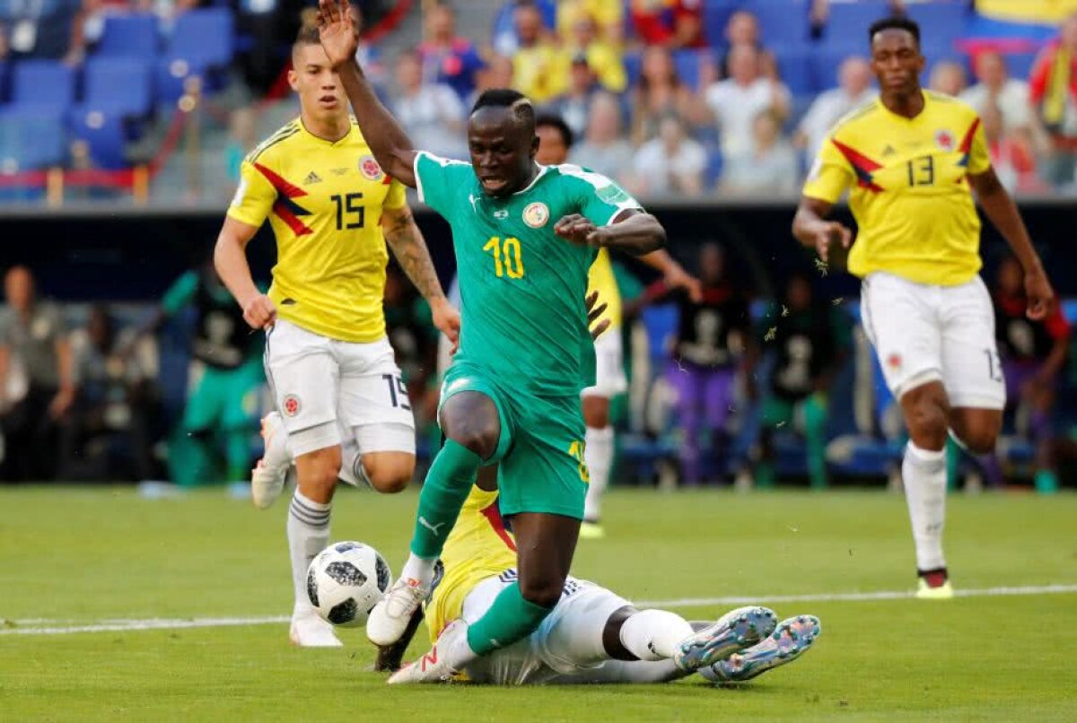 FOTO + VIDEO Au ucis Africa! Columbia s-a calificat în optimi după victoria cu Senegal, 1-0 » Africanii, eliminați din cauza criteriului cartonașelor