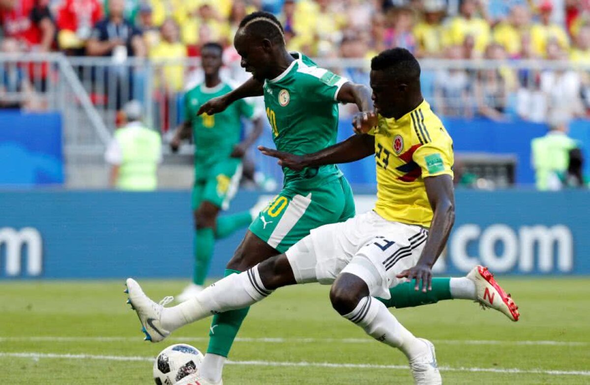 FOTO + VIDEO Au ucis Africa! Columbia s-a calificat în optimi după victoria cu Senegal, 1-0 » Africanii, eliminați din cauza criteriului cartonașelor