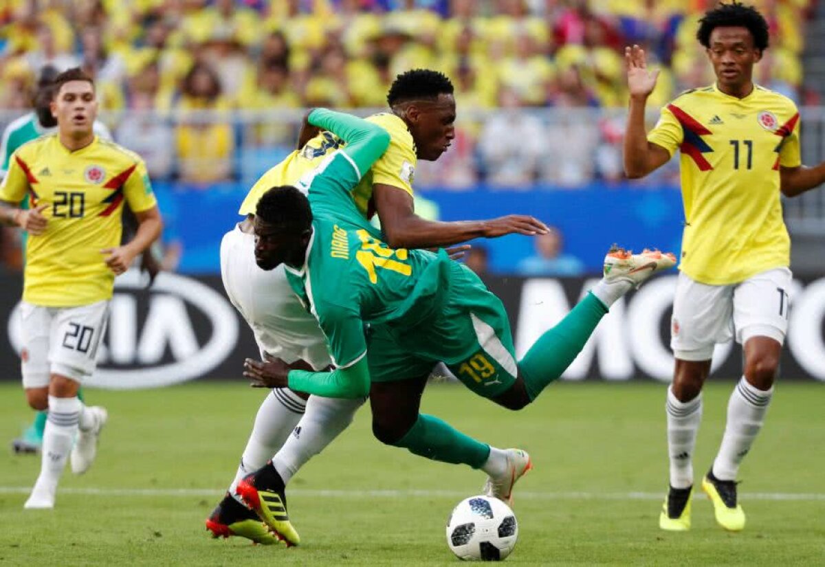 FOTO + VIDEO Au ucis Africa! Columbia s-a calificat în optimi după victoria cu Senegal, 1-0 » Africanii, eliminați din cauza criteriului cartonașelor