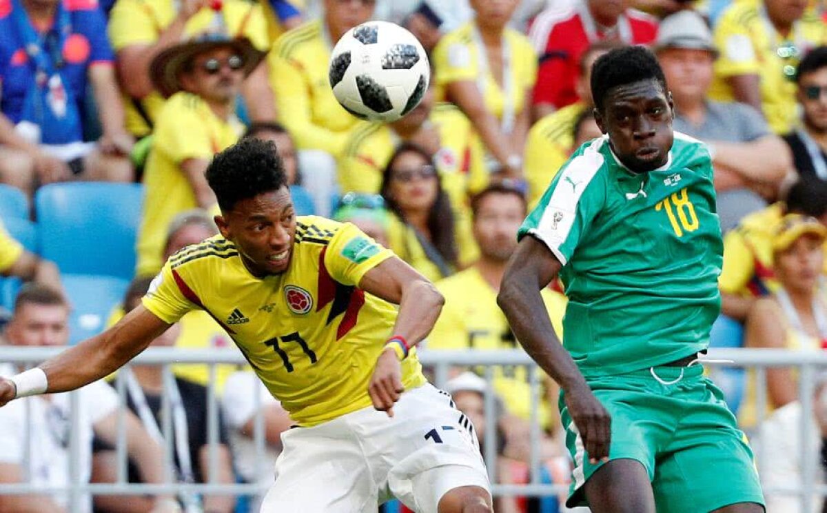 FOTO + VIDEO Au ucis Africa! Columbia s-a calificat în optimi după victoria cu Senegal, 1-0 » Africanii, eliminați din cauza criteriului cartonașelor