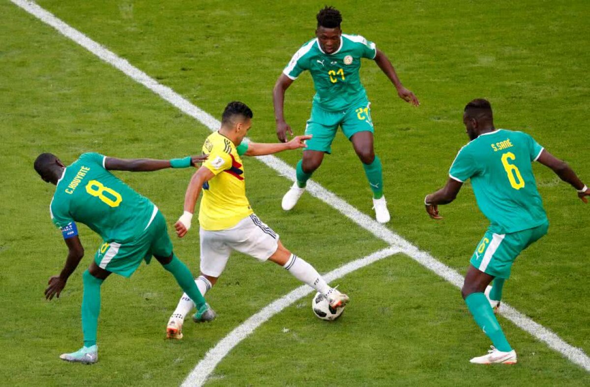 FOTO + VIDEO Au ucis Africa! Columbia s-a calificat în optimi după victoria cu Senegal, 1-0 » Africanii, eliminați din cauza criteriului cartonașelor