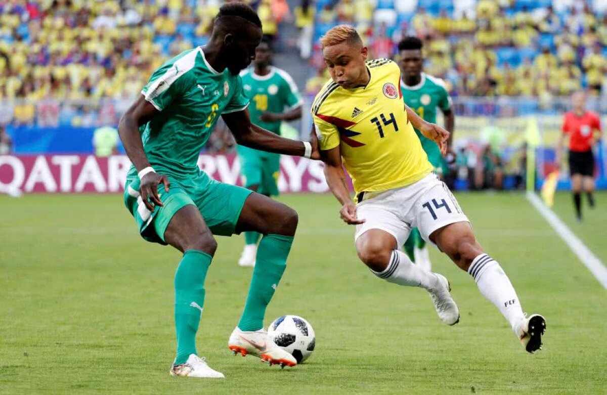 FOTO + VIDEO Au ucis Africa! Columbia s-a calificat în optimi după victoria cu Senegal, 1-0 » Africanii, eliminați din cauza criteriului cartonașelor