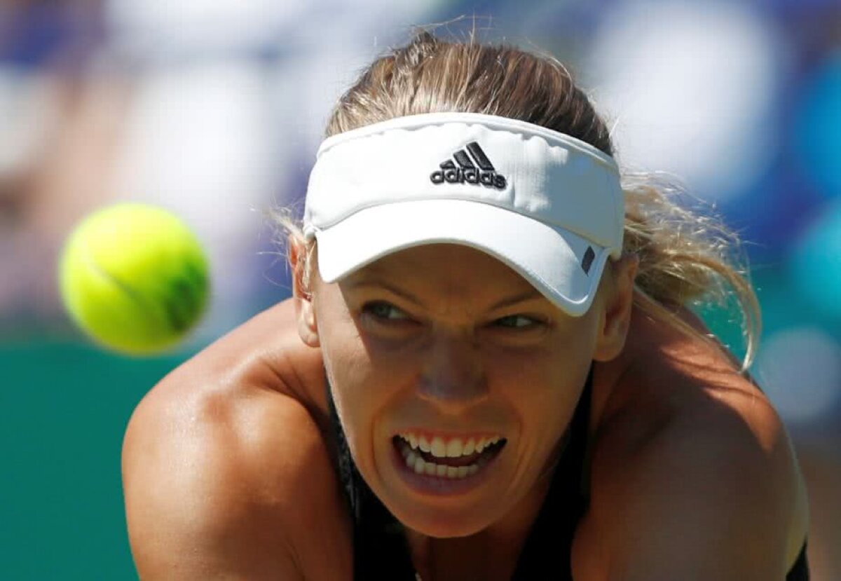 VIDEO și FOTO Wozniacki a revenit fantastic și e în finală la Eastbourne. Care e diferența față de Halep în acest moment 