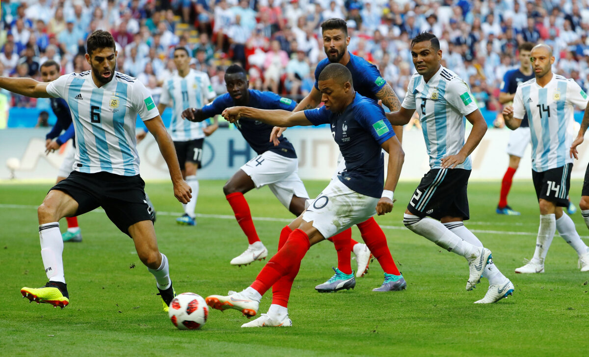 VIDEO + FOTO Messi? Mais non! Argentina este eliminată de Franța, 4-3, după un meci FABULOS al lui Mbappe!