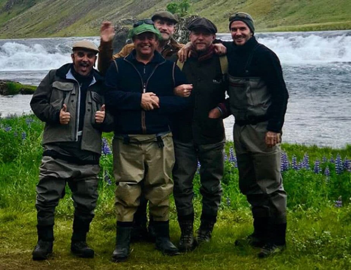 GALERIE FOTO Beckham a avut fir întins în acest week-end » S-a distrat alături de fostul soț al Madonnei