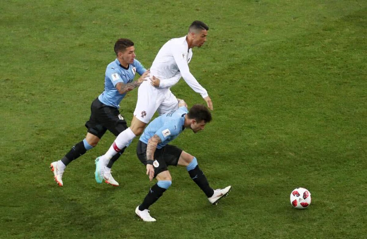 VIDEO+FOTO După Messi, și Ronaldo e OUT de la Mondial! Uruguay s-a calificat în dauna campioanei Europei, Portugalia, scor 2-1