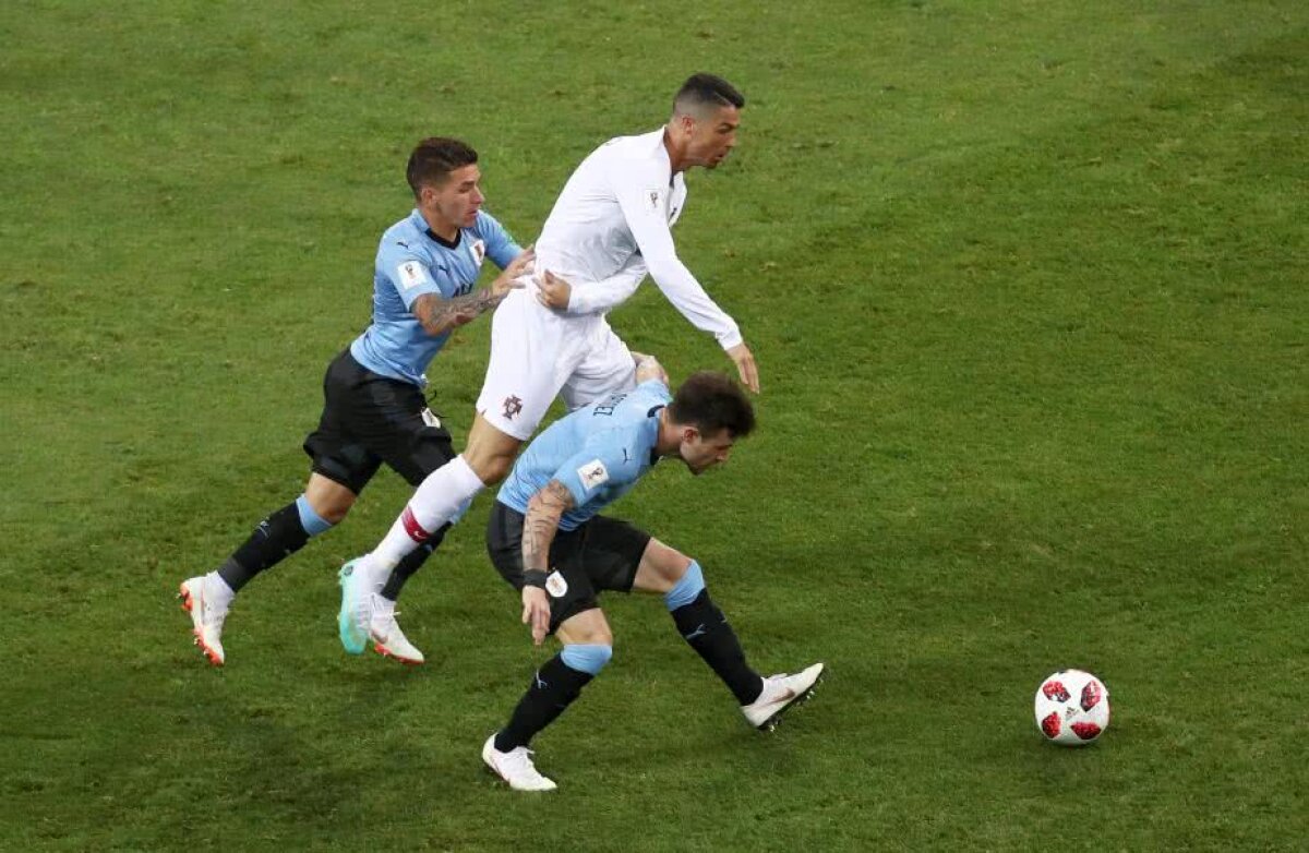 VIDEO+FOTO După Messi, și Ronaldo e OUT de la Mondial! Uruguay s-a calificat în dauna campioanei Europei, Portugalia, scor 2-1