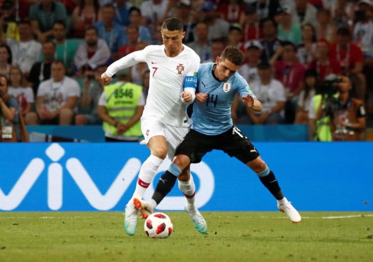 VIDEO+FOTO După Messi, și Ronaldo e OUT de la Mondial! Uruguay s-a calificat în dauna campioanei Europei, Portugalia, scor 2-1