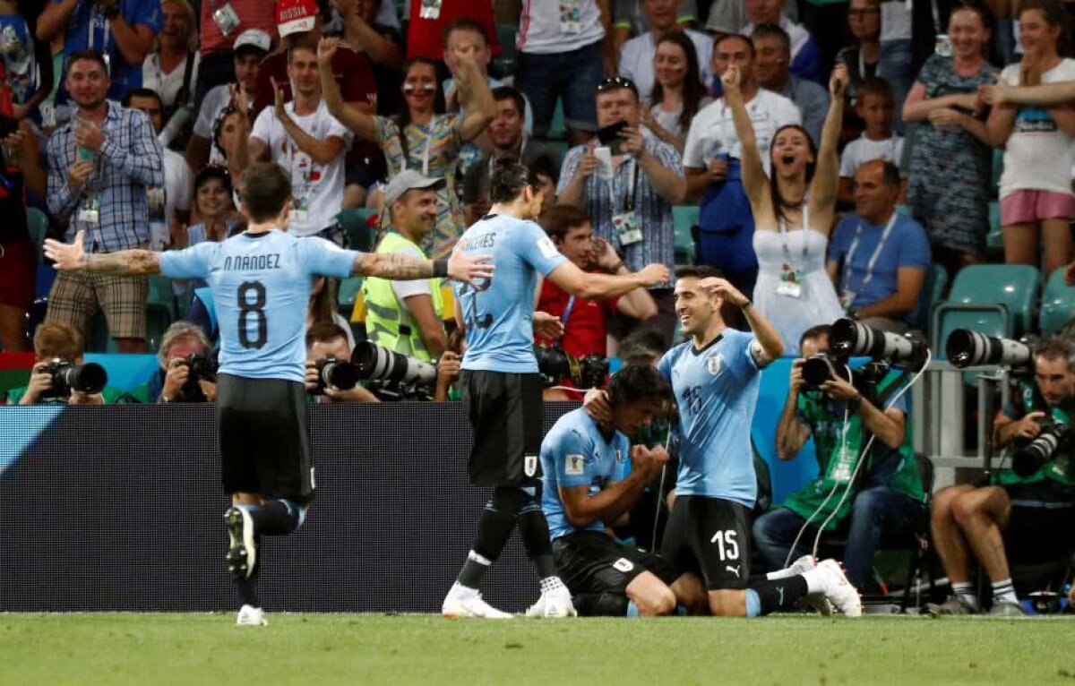 VIDEO+FOTO După Messi, și Ronaldo e OUT de la Mondial! Uruguay s-a calificat în dauna campioanei Europei, Portugalia, scor 2-1