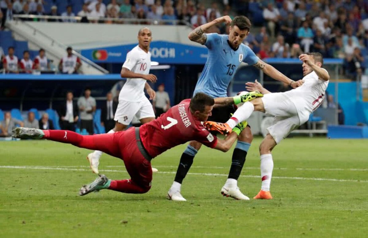 VIDEO+FOTO După Messi, și Ronaldo e OUT de la Mondial! Uruguay s-a calificat în dauna campioanei Europei, Portugalia, scor 2-1