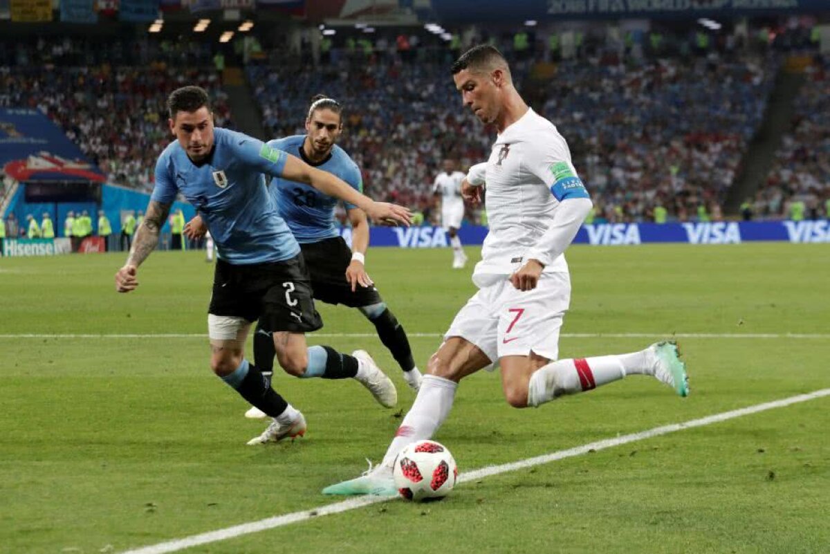 VIDEO+FOTO După Messi, și Ronaldo e OUT de la Mondial! Uruguay s-a calificat în dauna campioanei Europei, Portugalia, scor 2-1