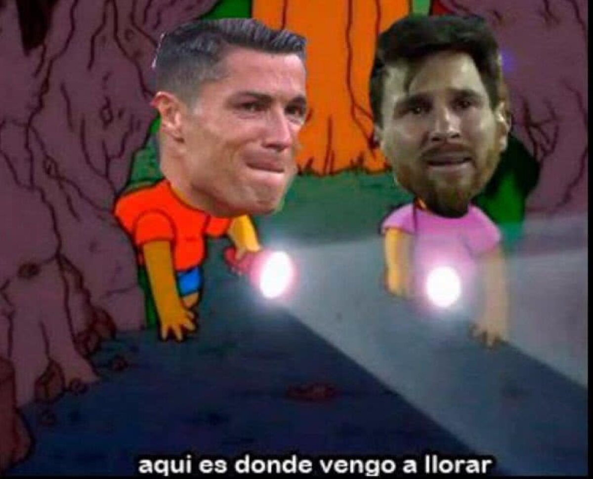 GALERIE FOTO Ronaldo și Messi OUT de la Mondial, iar internetul a "explodat" » Cele mai tari glume pe seama celor două legende