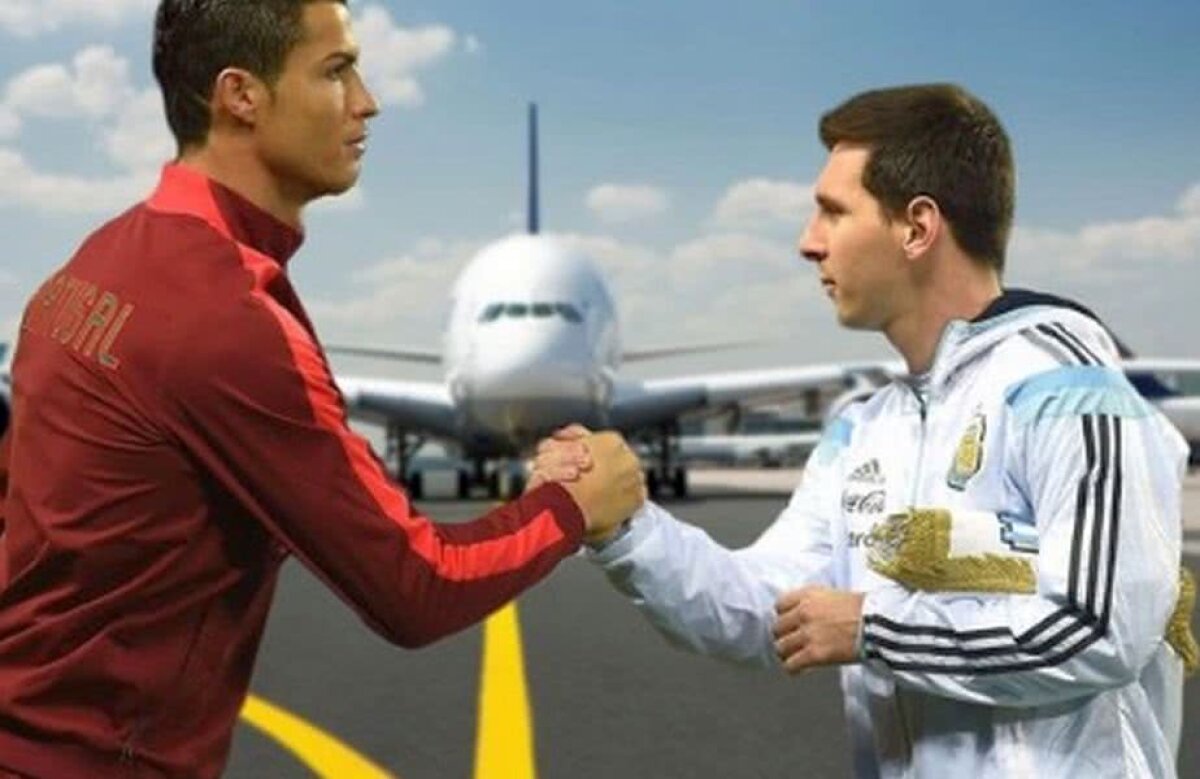 GALERIE FOTO Ronaldo și Messi OUT de la Mondial, iar internetul a "explodat" » Cele mai tari glume pe seama celor două legende