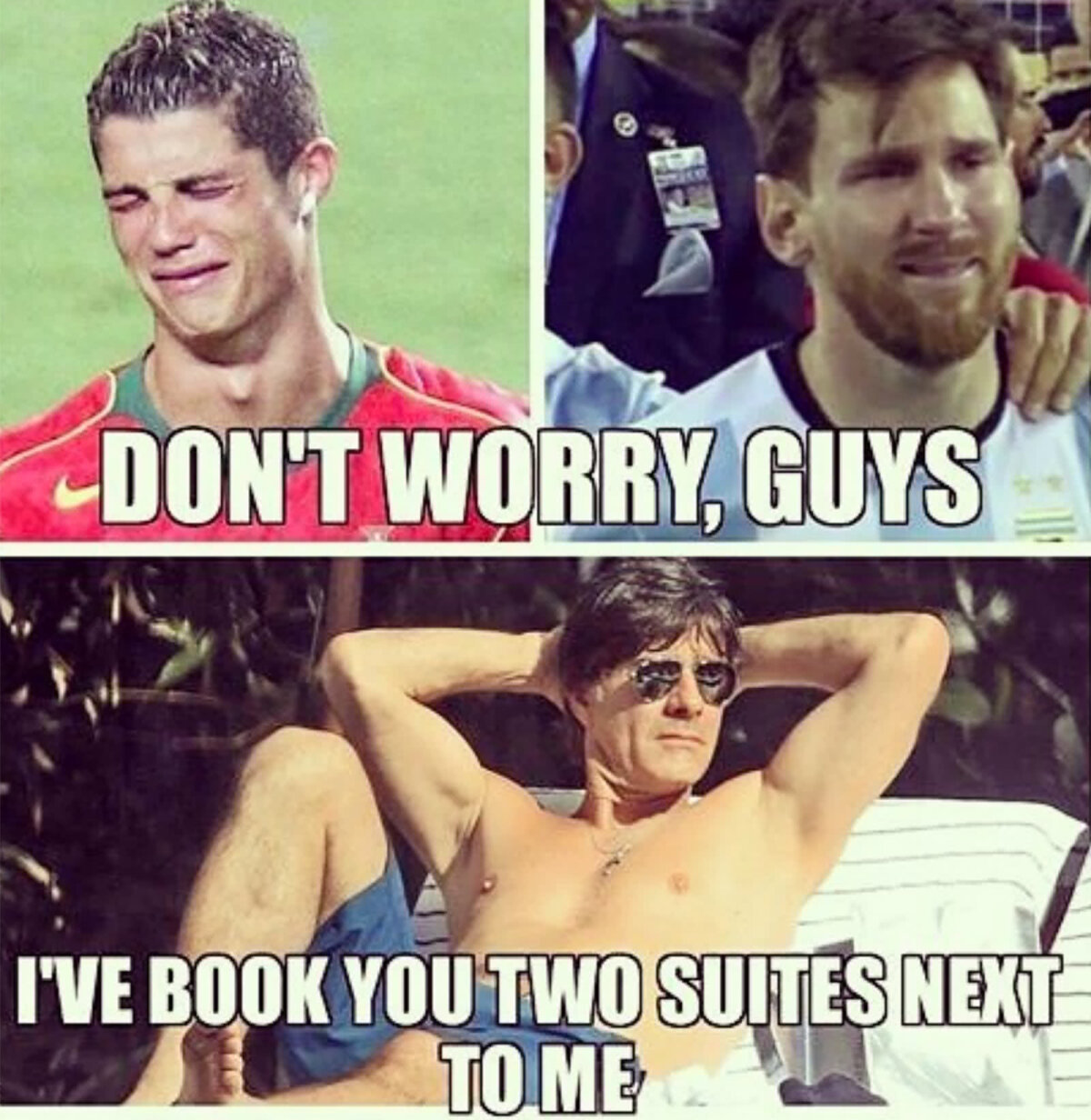 GALERIE FOTO Ronaldo și Messi OUT de la Mondial, iar internetul a "explodat" » Cele mai tari glume pe seama celor două legende