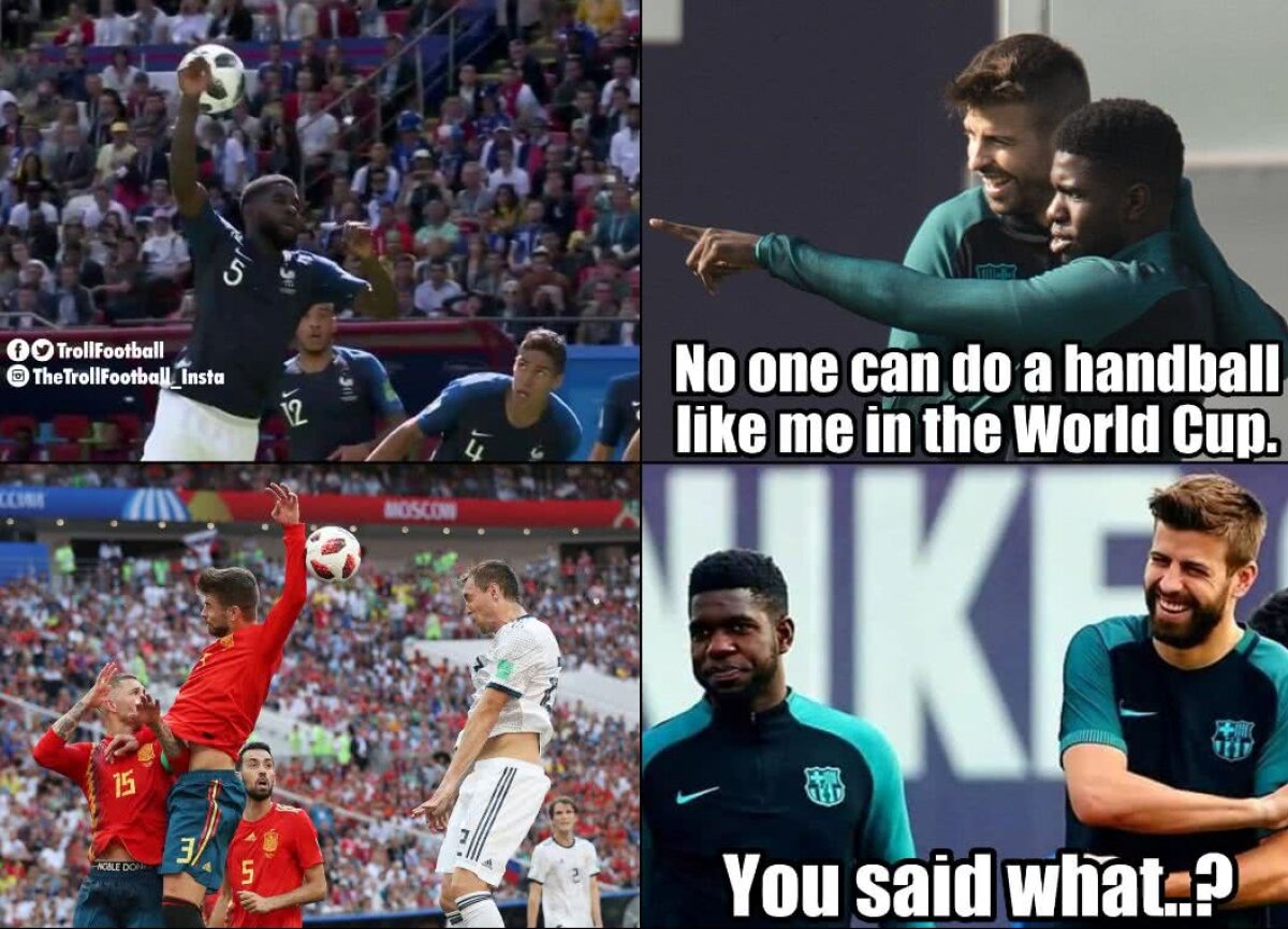 GALERIE FOTO Internetul s-a umplut de glume după eliminarea Spaniei: "Meciul s-a terminat, ei încă pasează"