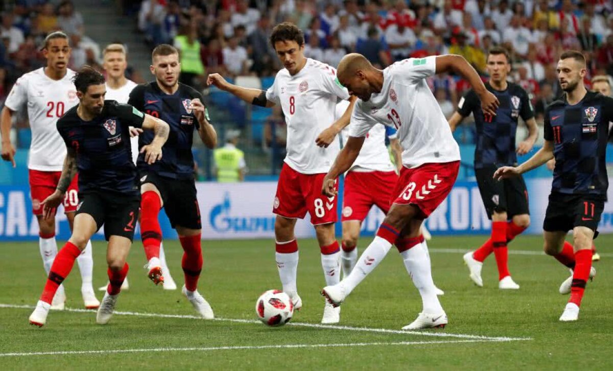 FOTO și TEXT Subasici și croații istorici » Croația e în "sferturile" Mondialului după ce a trecut de Danemarca la penalty-uri 