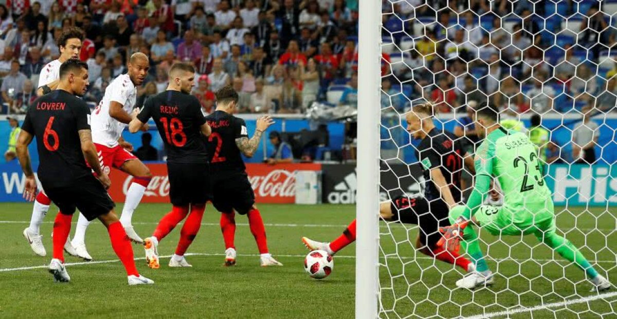 FOTO și TEXT Subasici și croații istorici » Croația e în "sferturile" Mondialului după ce a trecut de Danemarca la penalty-uri 