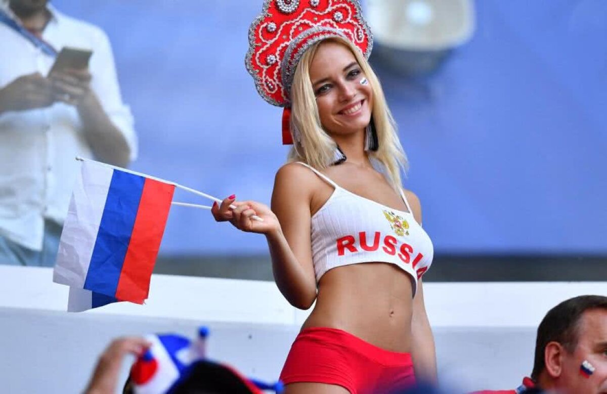 FOTO Ospitalitate de 5 stele » Imagini incendiare cu cea mai sexy rusoaică de la meciurile CM 2018